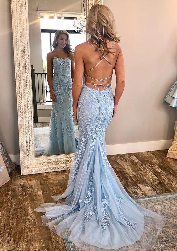 prom dresses with lace Clarisse 810445 Sweetheart Sleeves Princess Lace Tiered Blue Prom
