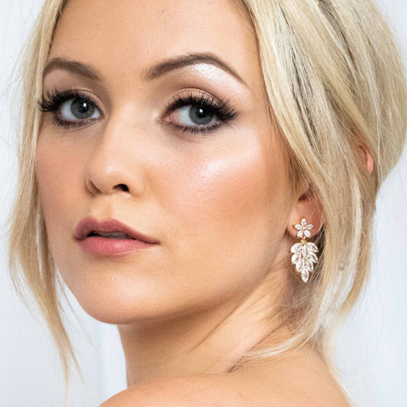 Zircon Sparkling Women's Earrings