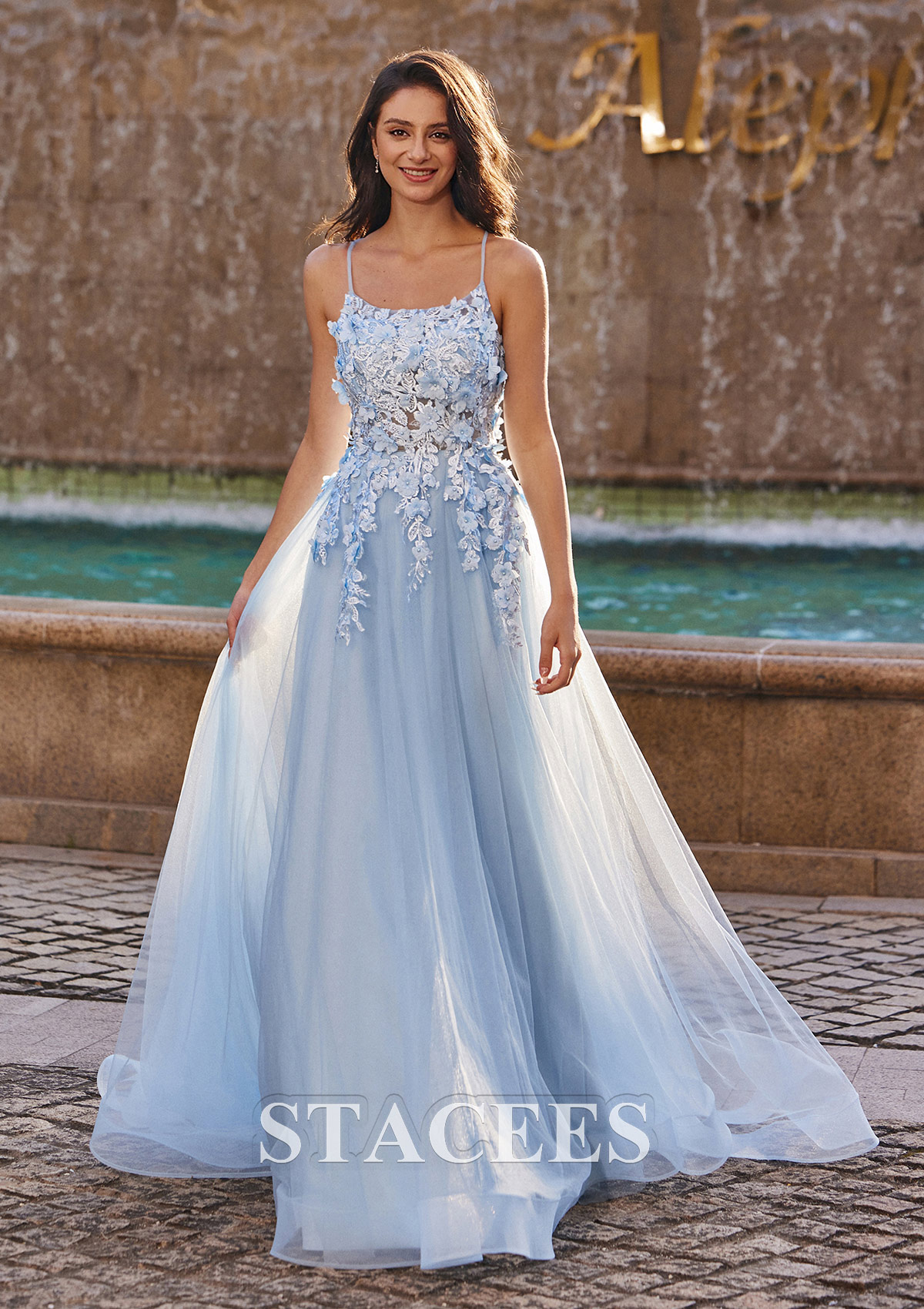 a line tulle prom dress A Line Purple Tulle Long Prom Dresses Layered Evening Formal Dresses US18 / Custom Color