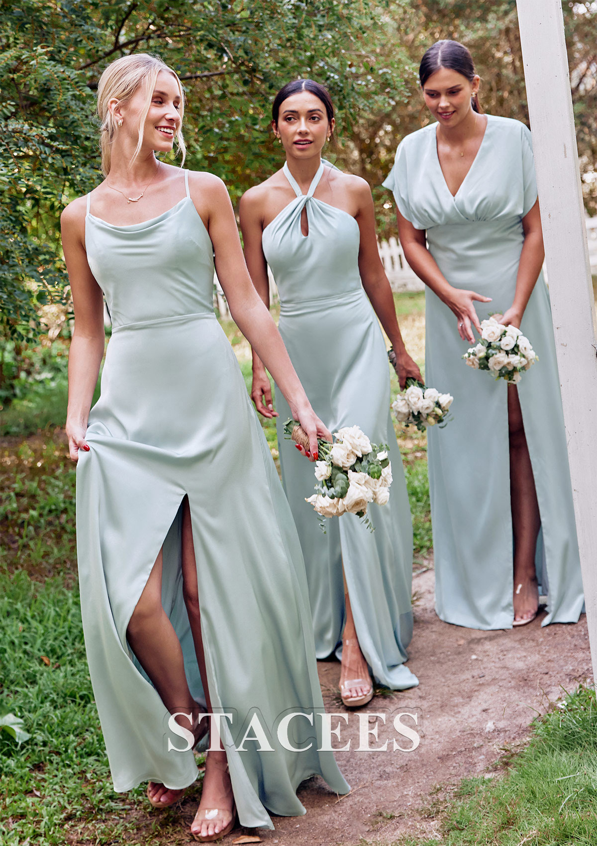 simple silk bridesmaid dress Satin Bridesmaid Dresses | Silky Bridesmaid Dresses | Mix & Match Styles