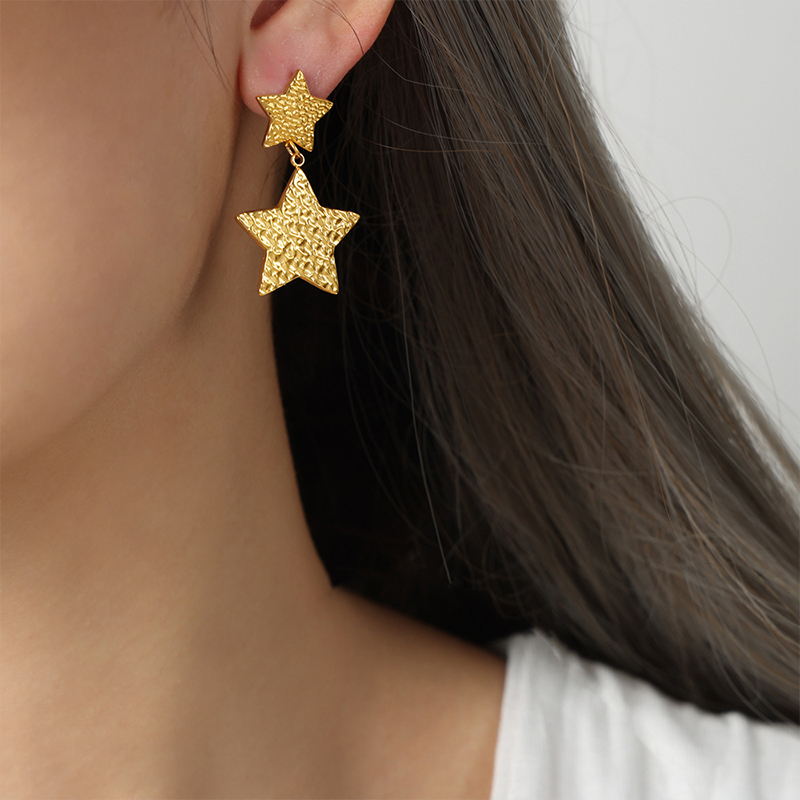 Attractive Stylish Girls' Titanium Steel Earrings 
