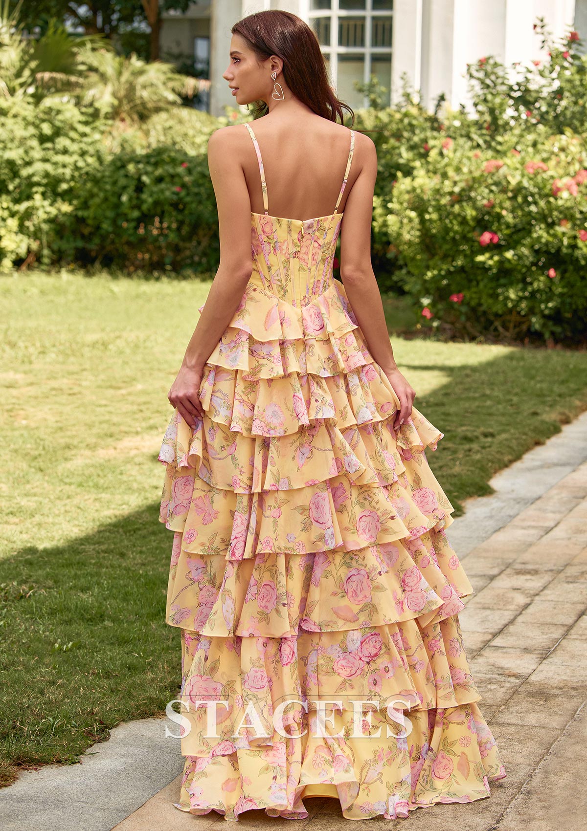 a-line corset tiered ruffle slit prom dress with appliqued sequins Amazon.com: Ruffle Prom Dress Lace Appliques Off the Shoulder Tiered Tulle Corset Long Evening Gown with Split Black US2: Clothing, Shoes & Jewelry