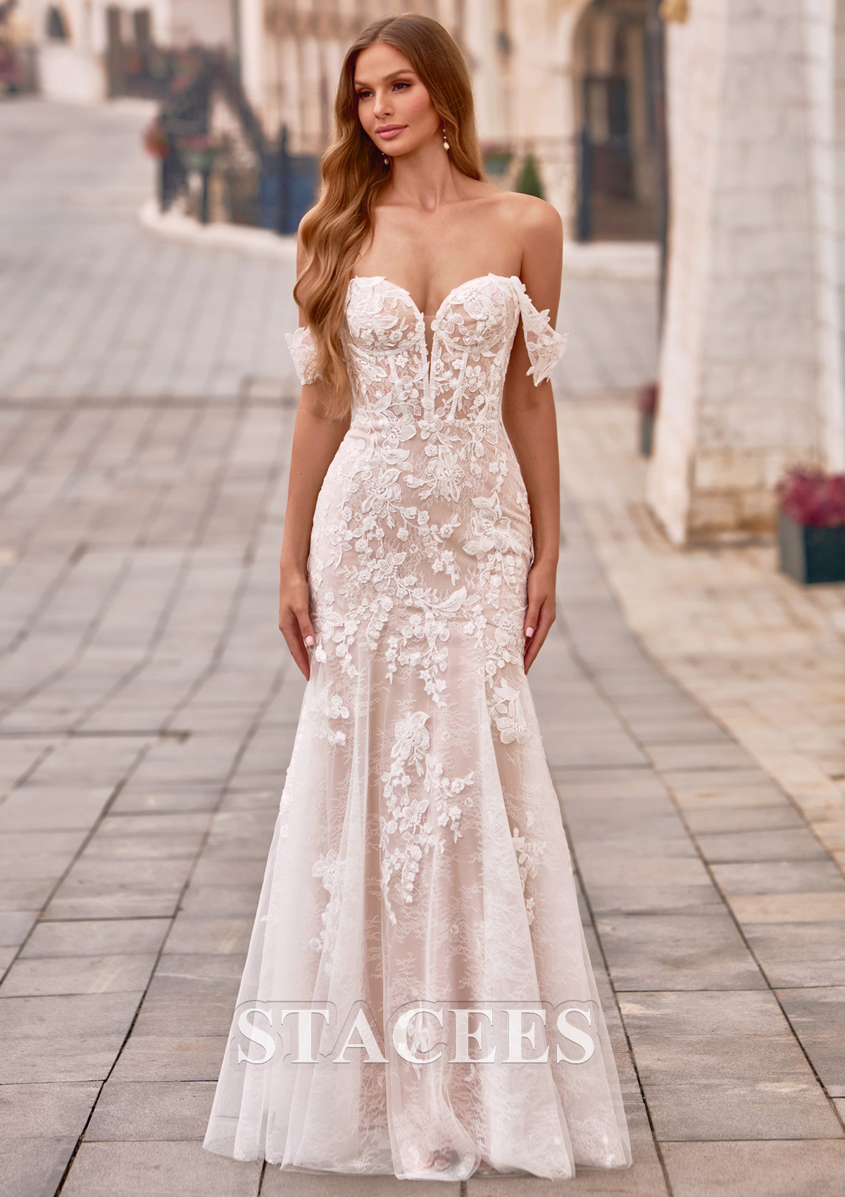 strapless corset mermaid wedding dress Arabic Strapless mermaid wedding dress with Strapless Backless Corset, Lace-Up Back, Sleeveless Design, and Chapel Train