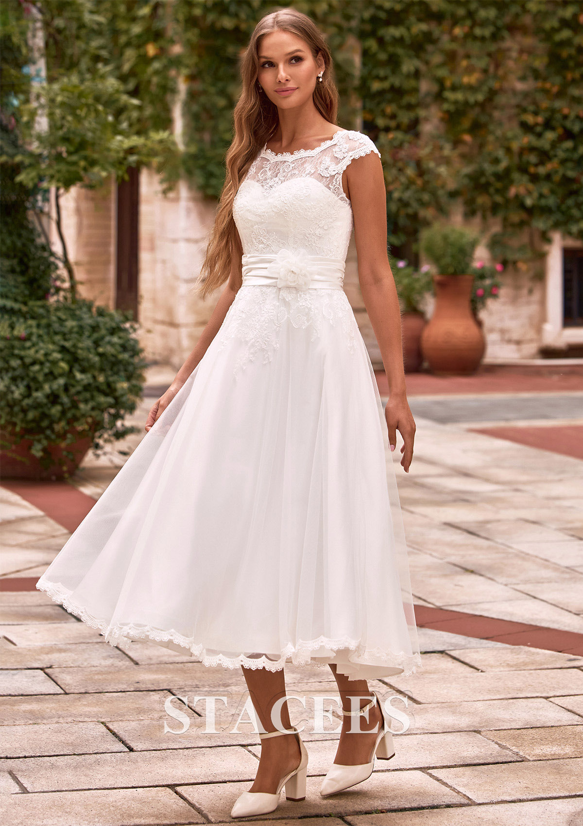 lace dress sash Curled petals and crystals bridal sash