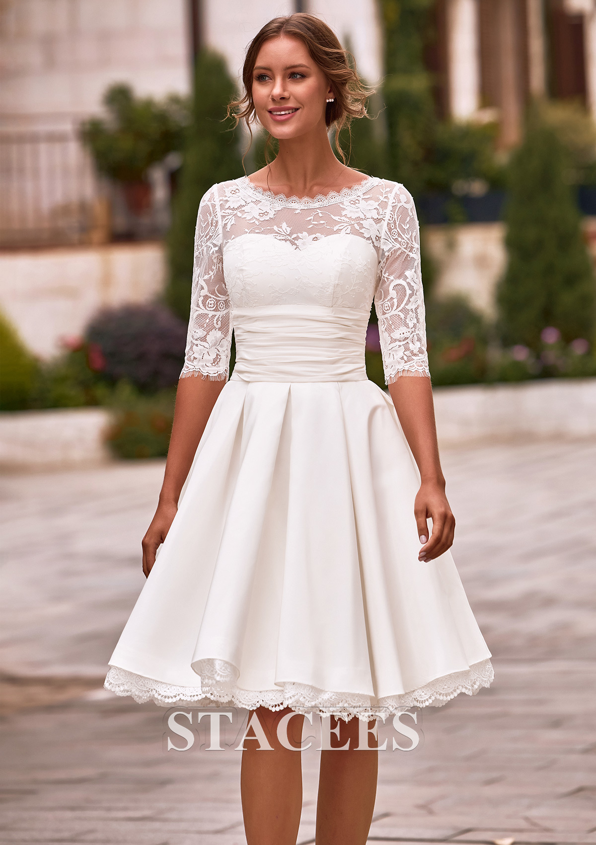is a knee length dress appropriate for a wedding Knee Length Bridal Gowns | Short/Midi Wedding Dress