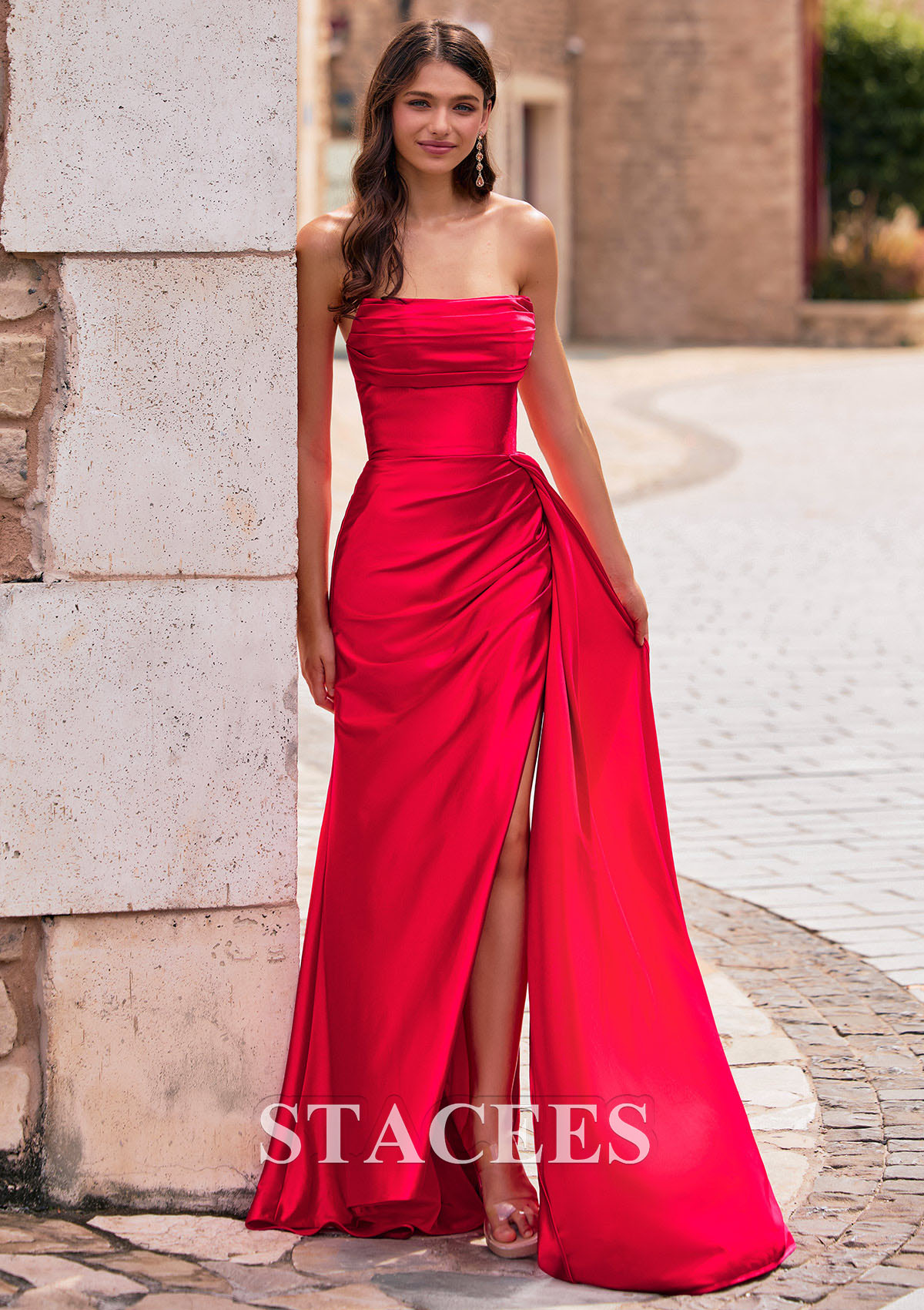 strapless backless prom dress Strappy-Back Ruched Corset Tight with Side Draping S8958P - Prom Dresses Style:EP09890DN Sleeveless Back Brand_Primavera Couture Sexy Backless Tank Dress: